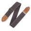 Levys 2 Inch Waxed Canvas Guitar Strap, Brown