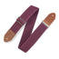 Levys 2 Inch Waxed Canvas Guitar Strap, Burgundy