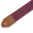 Levys 2 Inch Waxed Canvas Guitar Strap, Burgundy