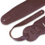 Levys 3 1/2 Inch Padded Garment Leather Bass Strap, Brown