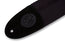 Levys 3 Inch Black Cotton Bass Guitar Strap