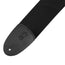 Levys 3 Inch Polypropylene Guitar Strap With Polyester Ends And Triglide, Black