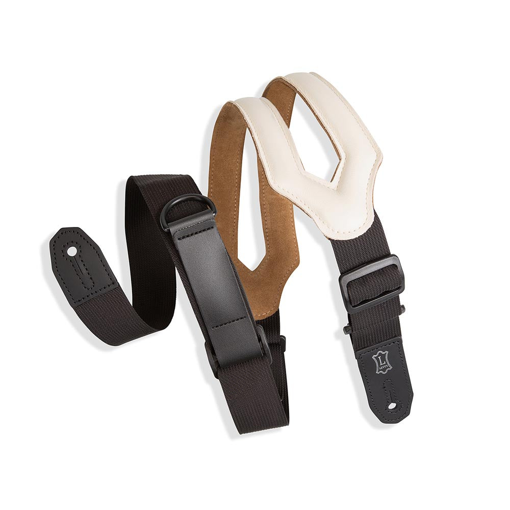 Levys 3 Inch Right Height Ergonomic Padded Strap Cream