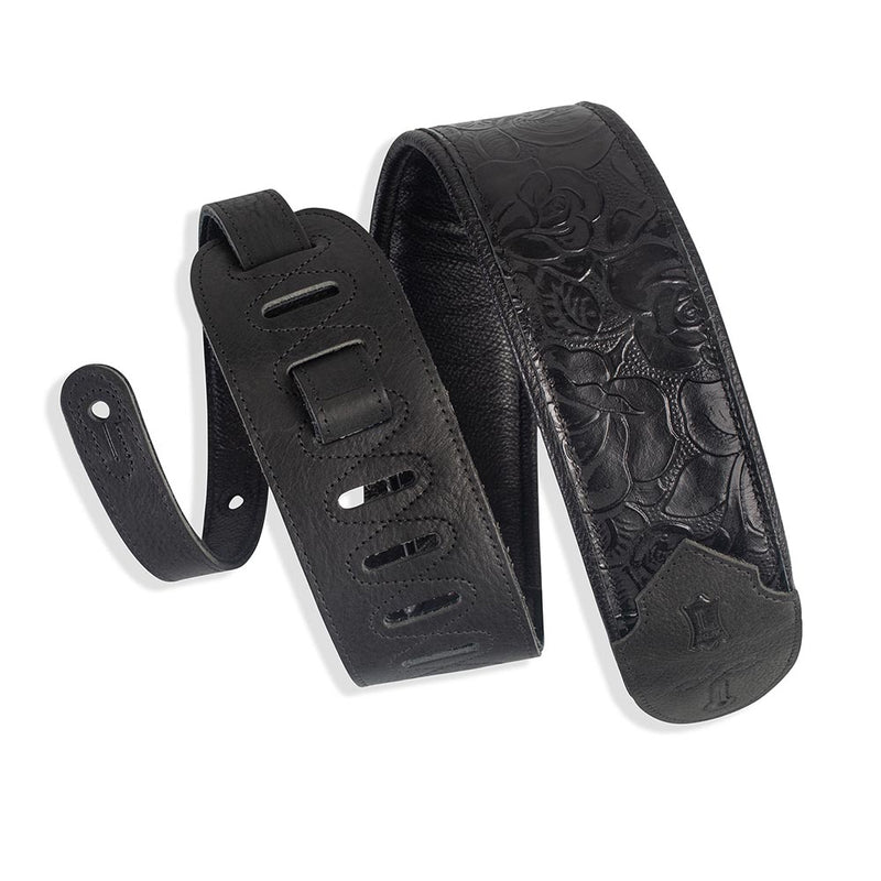 Levys 3 Inch Sundance Black Rose Strap
