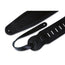 Levys 4.5 Inch Black Garment Leather Bass Guitar Strap