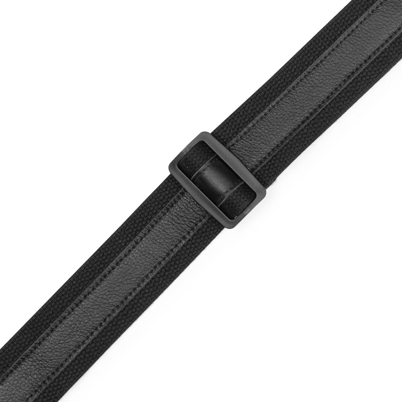 Levys Black Cotton Combo Guitar Strap