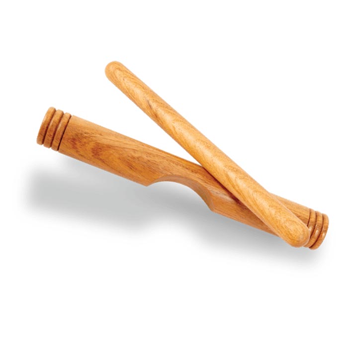 LP Exotic Wood Standard Clave, Pair