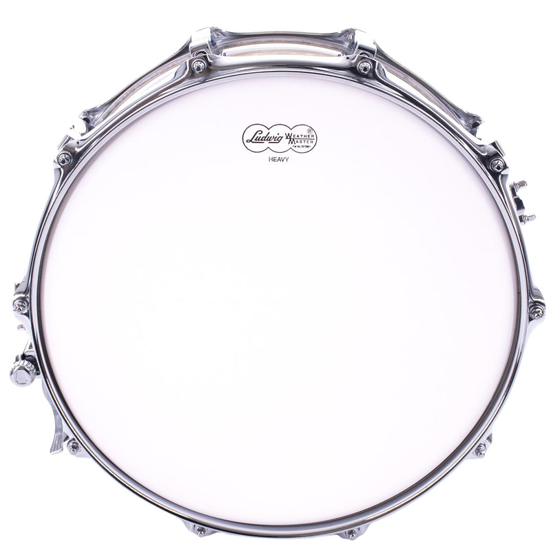 Ludwig 5x14" Classic Maple Snare Drum, Vintage White Marine Pearl