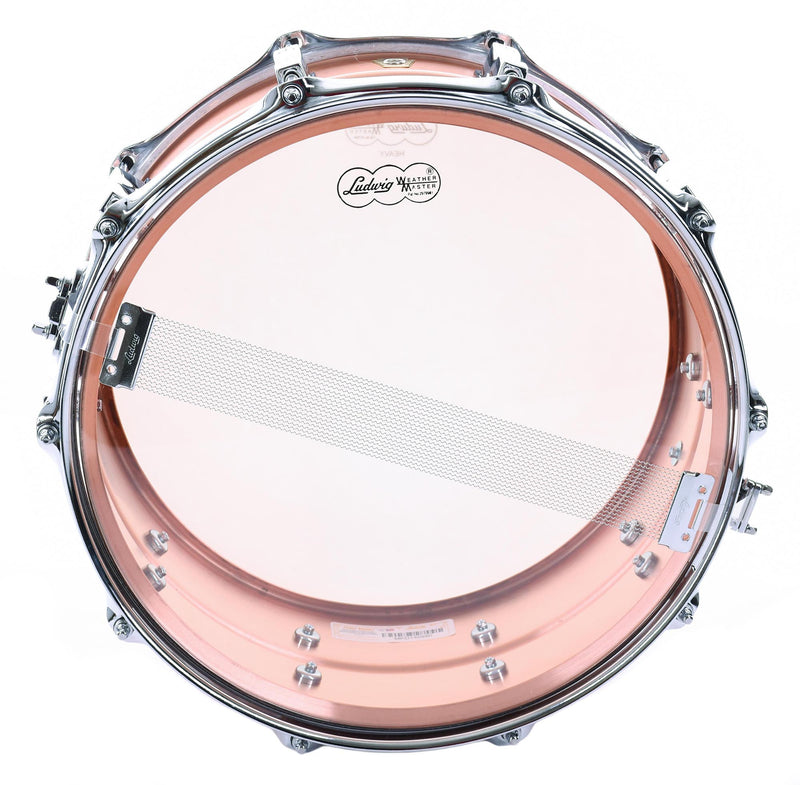 Ludwig 6.5x14 Acro Copper Snare, Brushed
