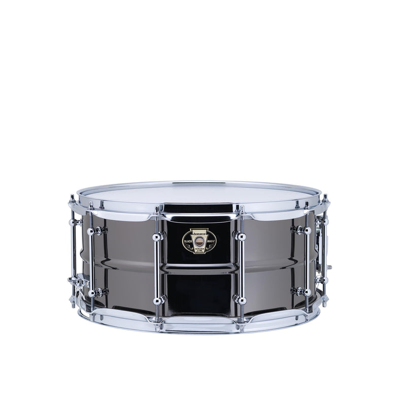 Ludwig 6.5x14" Black Magic Snare With Chrome 2.3mm Hoops & Tube Lugs