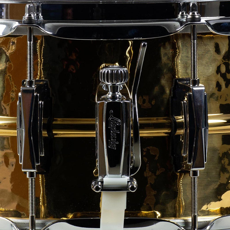 Ludwig 6.5x14" Bronze Phonic Snare - Hammered Shell - Imperial Lugs