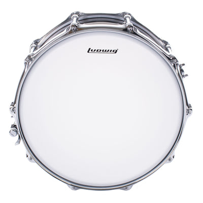 Ludwig 6.5x14 Universal Black Brass Snare Drum With Chrome Hardware