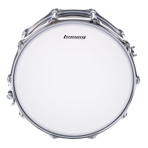 Ludwig 6.5x14 Universal Black Brass Snare Drum With Chrome Hardware