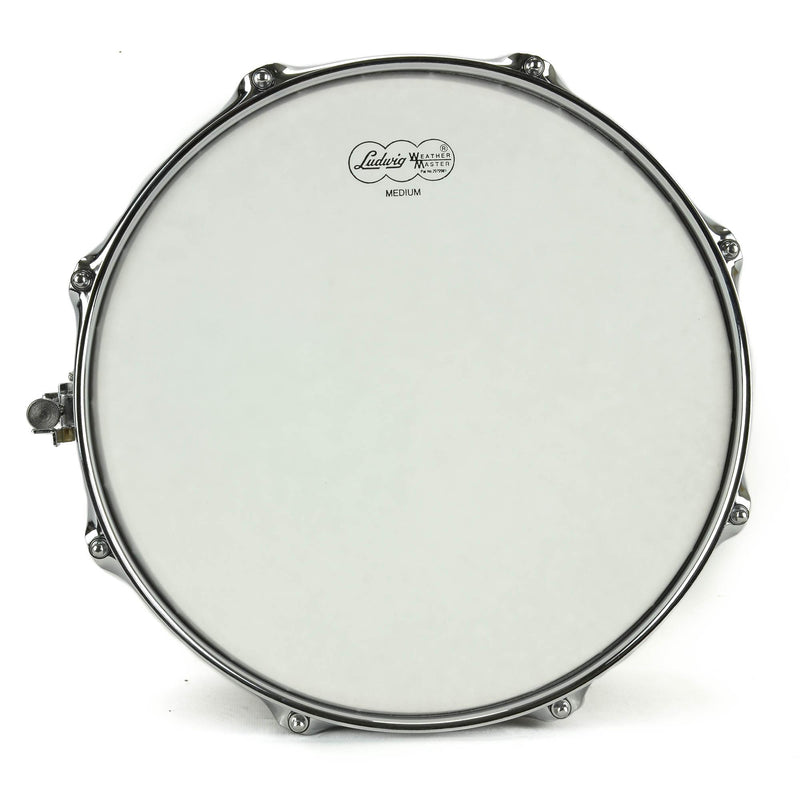 Ludwig 6x13" 8 Tube Lug Classic Hybrid Snare - Brass Oyster Glass
