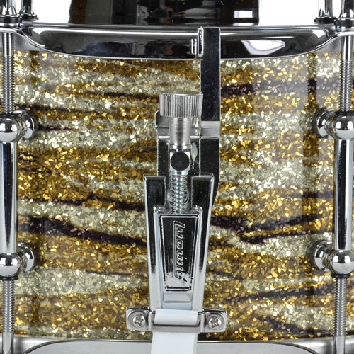 Ludwig 6x13" 8 Tube Lug Classic Hybrid Snare - Brass Oyster Glass