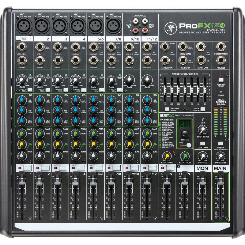 Mackie 12-Channel Mixer With USB And FX