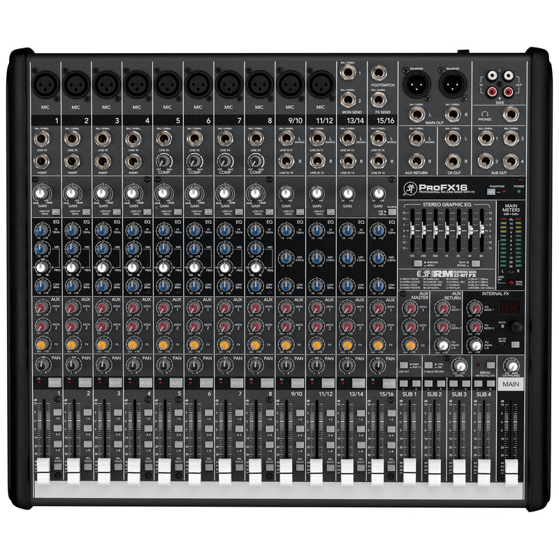Mackie 16-Channel Pro Mixer With FX And USB