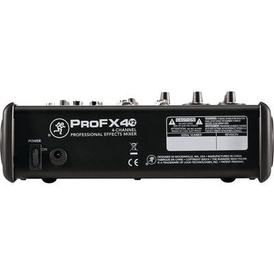 Mackie 4-Channel Pro Compact Mixer With FX