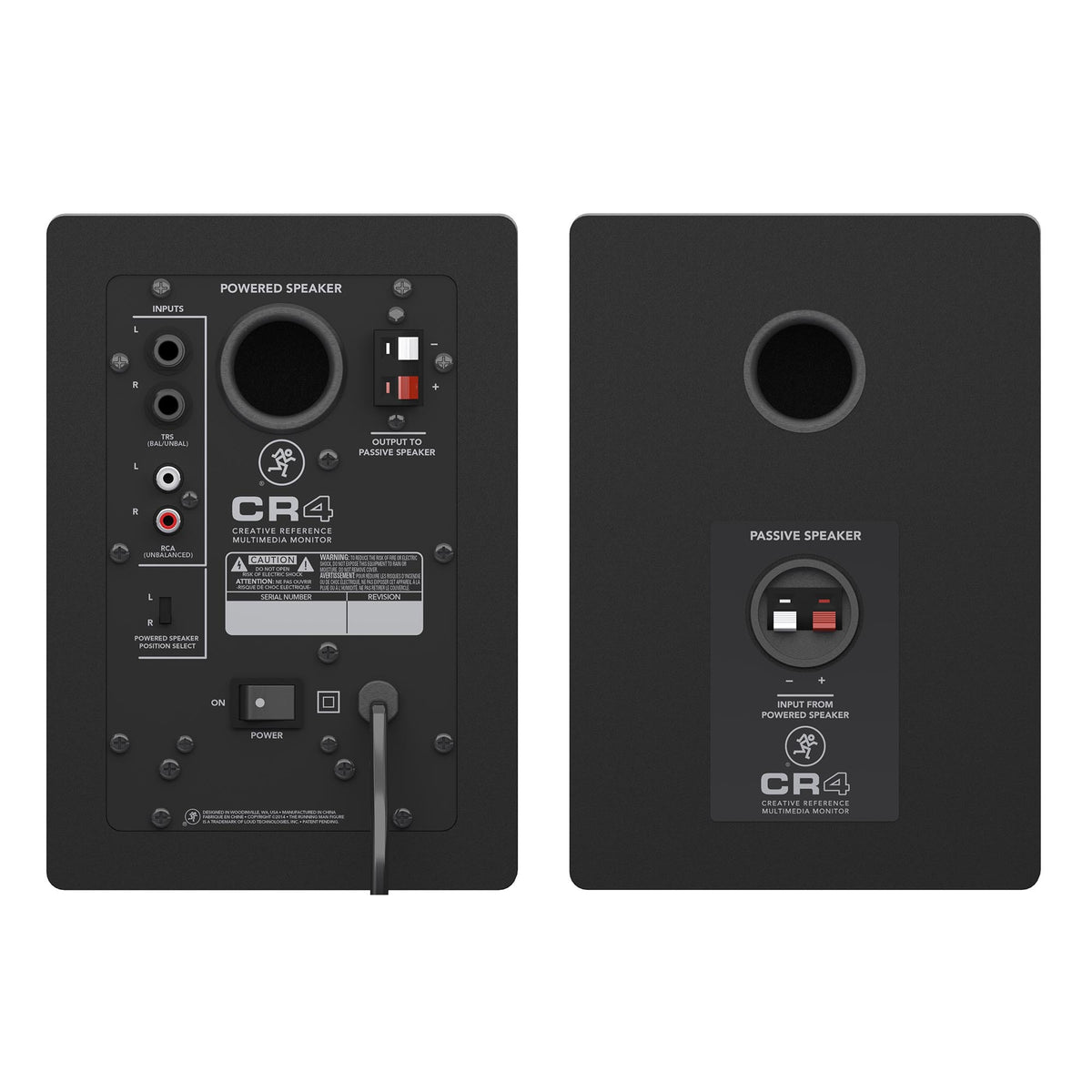 Mackie 4" Creative Reference Multimedia Monitors CR4 - Pair