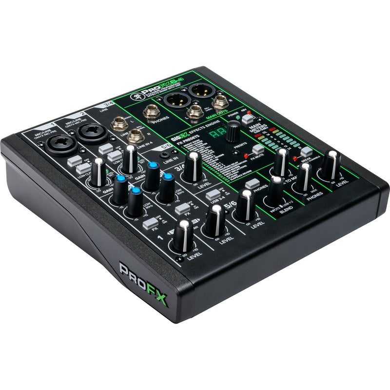 Mackie 6 Channel Professional Effects Mixer With USB
