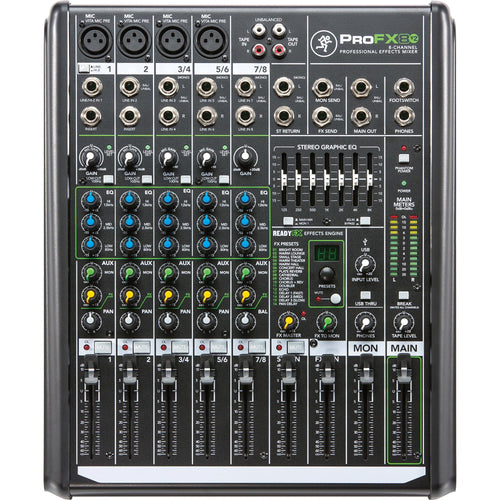 Mackie 8-Channel Compact Mixer With USB And Built-In Effects