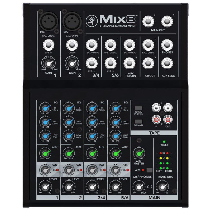 Mackie 8-Channel Compact Mixer
