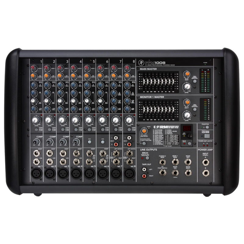 Mackie PPM1008 8-Channel 1600W Powered Mixer With FX