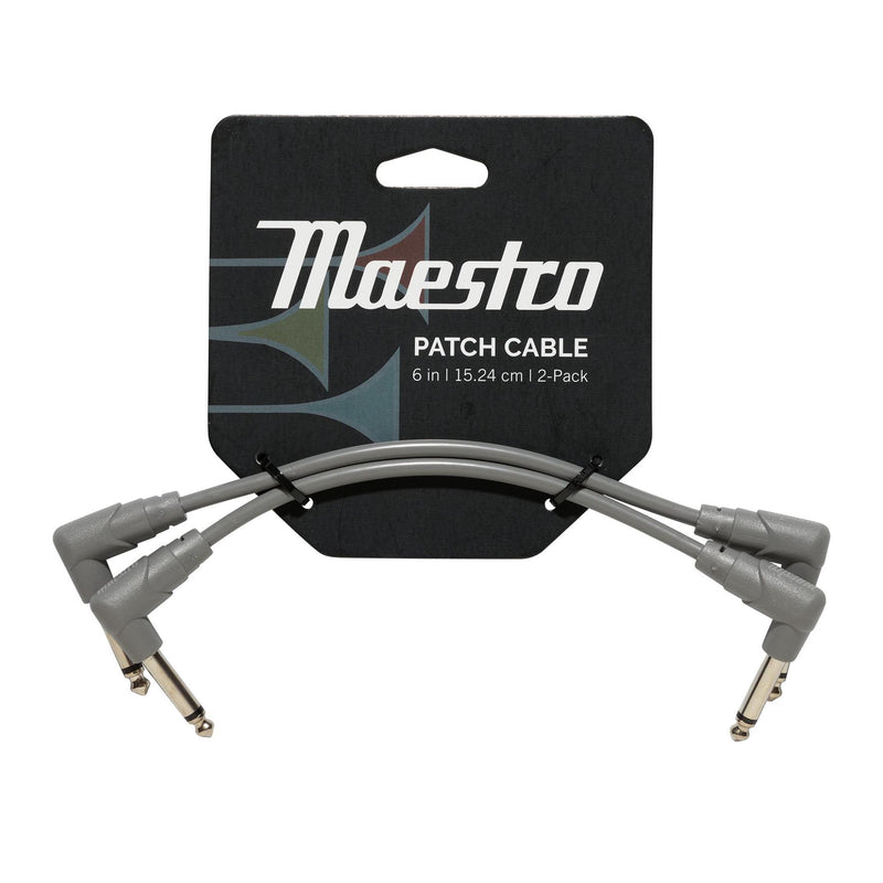 Maestro 6 Inch Instrument Patch Cables, 2-Pack
