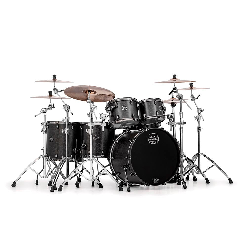 Mapex Saturn V 5 Piece Studioease Exotic Shell Pack - Satin Black