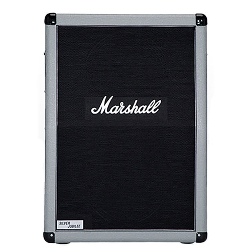 Marshall 2536A Silver Jubilee 2x12 140 Watt Cabinet, Silver Vinyl