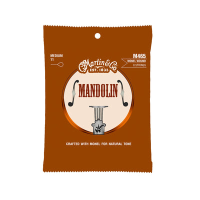 Martin Mandolin Strings, .11-.40 Medium 8-String, Monel