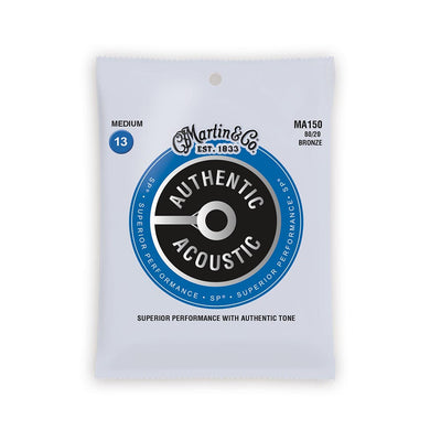 Martin Authentic Acoustic SP Guitar Strings, .13-.56 Medium, 80/20 Bronze
