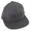 Martin 1833 Logo Flat Brim Baseball Hat, Black