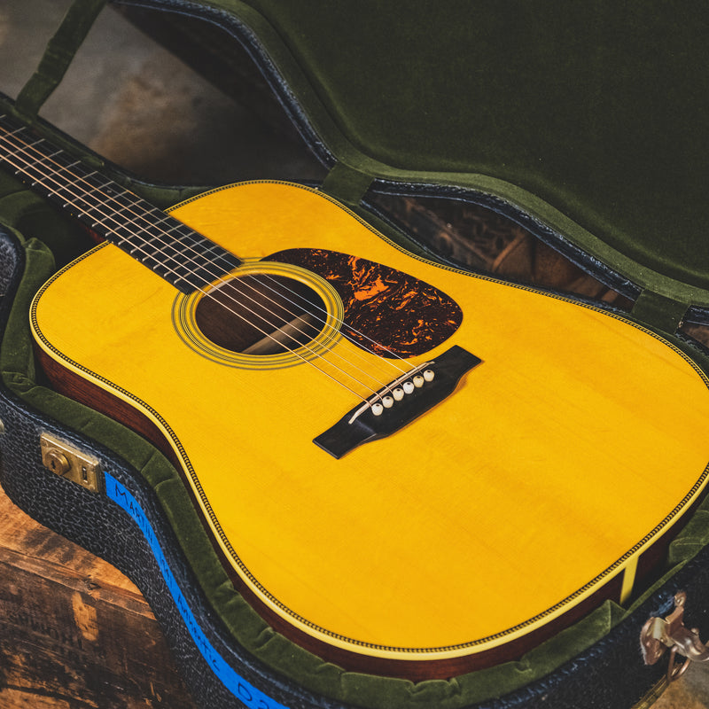 2013 Martin D-28 1941 Authentic Acoustic Guitar With OHSC - Used