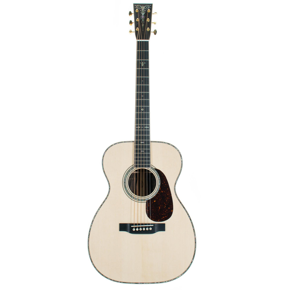 Martin Custom Shop 00 Size 41 Style High Alt, Euro Spruce Top, Macassar Ebony Back And Sides