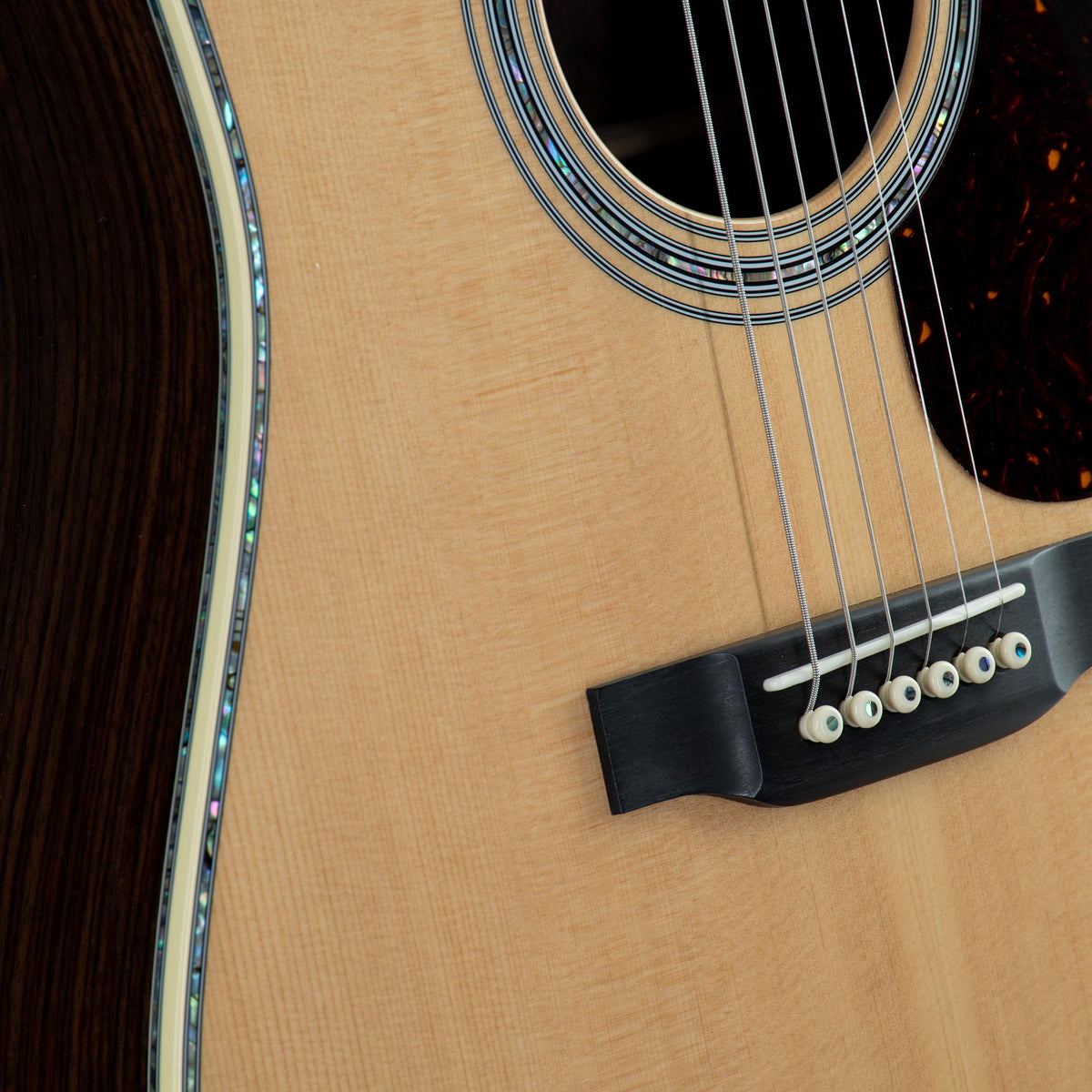 Martin Custom Shop 45 Style Dreadnought, Sitka VTS Top, Wild Grain East Indian Rosewood Back And Sides