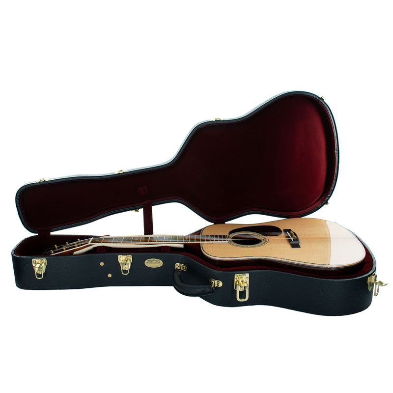Martin D-45 Modern Deluxe Acoustic Guitar, Natural Finish with Hardshell Case