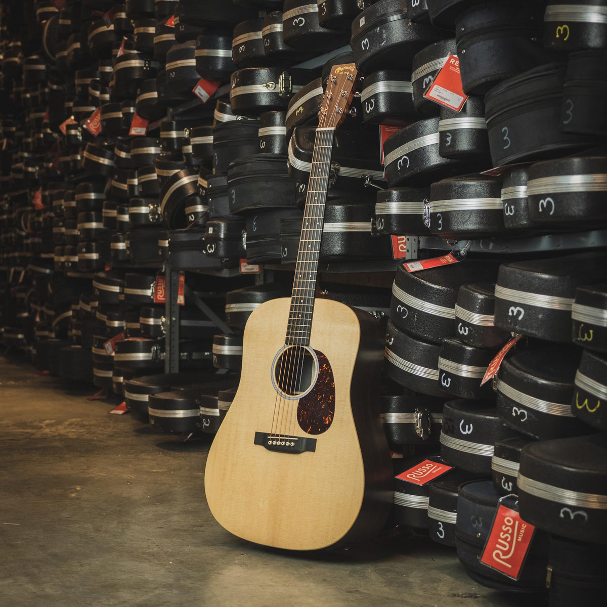 Martin DX1RAE Sitka Spruce/Rosewood Pattern - Natural