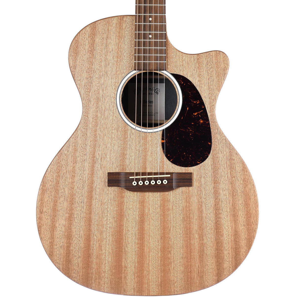 Martin GPCX2E Macassar Ebony Acoustic-Electric Guitar, Natural w/Gigbag