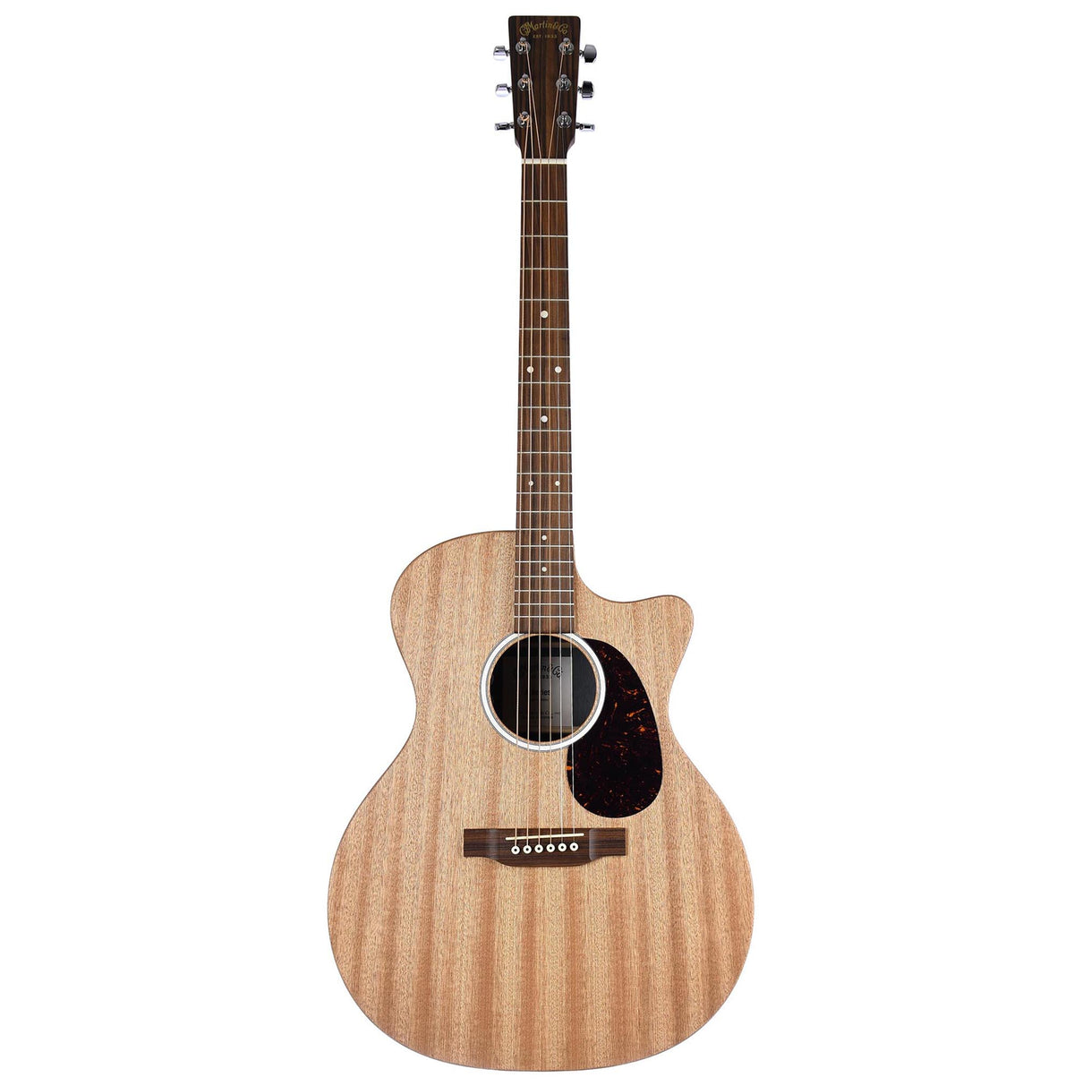 Martin GPCX2E Macassar Ebony Acoustic-Electric Guitar, Natural w/Gigbag