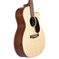 Martin GPC-X2E Acoustic Electric Guitar, Natural with Gig Bag