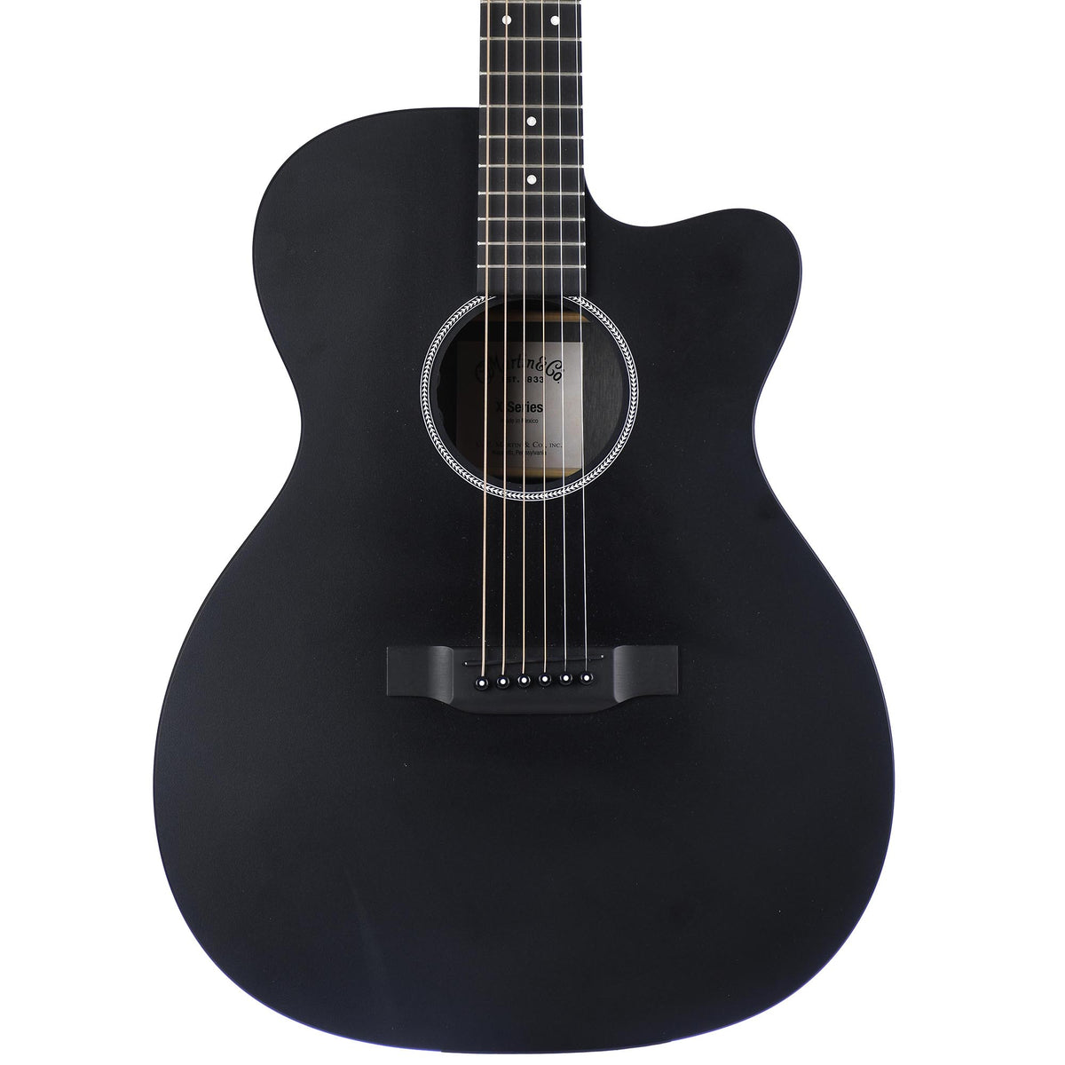 Martin OMCX1E Black With Gig Bag