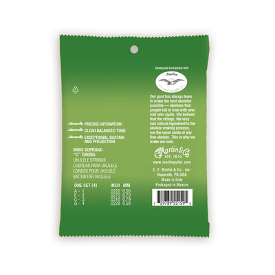 Martin Premium Soprano Ukulele Polygut Strings