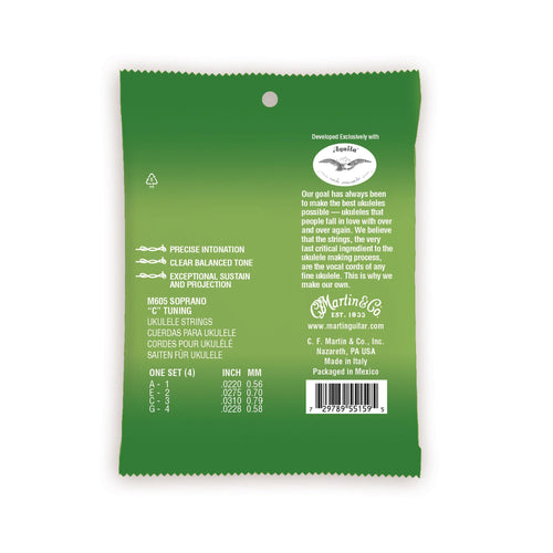 Martin Premium Soprano Ukulele Polygut Strings