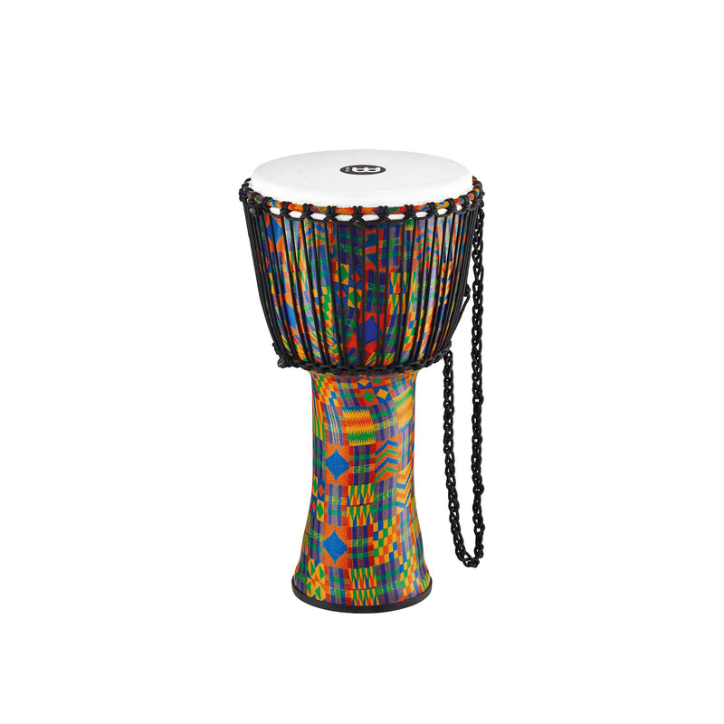 Meinl 12" Travel Djembe - Rope-Tuned - Synthetic - Kenyan Quilt