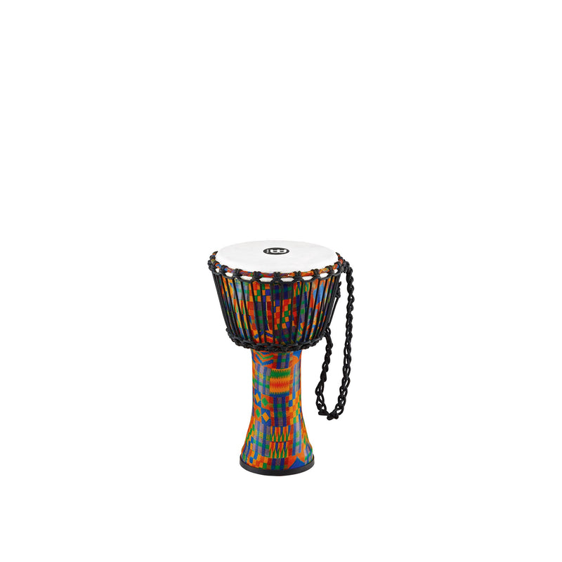 Meinl 8" Travel Djembe - Rope-Tuned - Synthetic - Kenyan Quilt