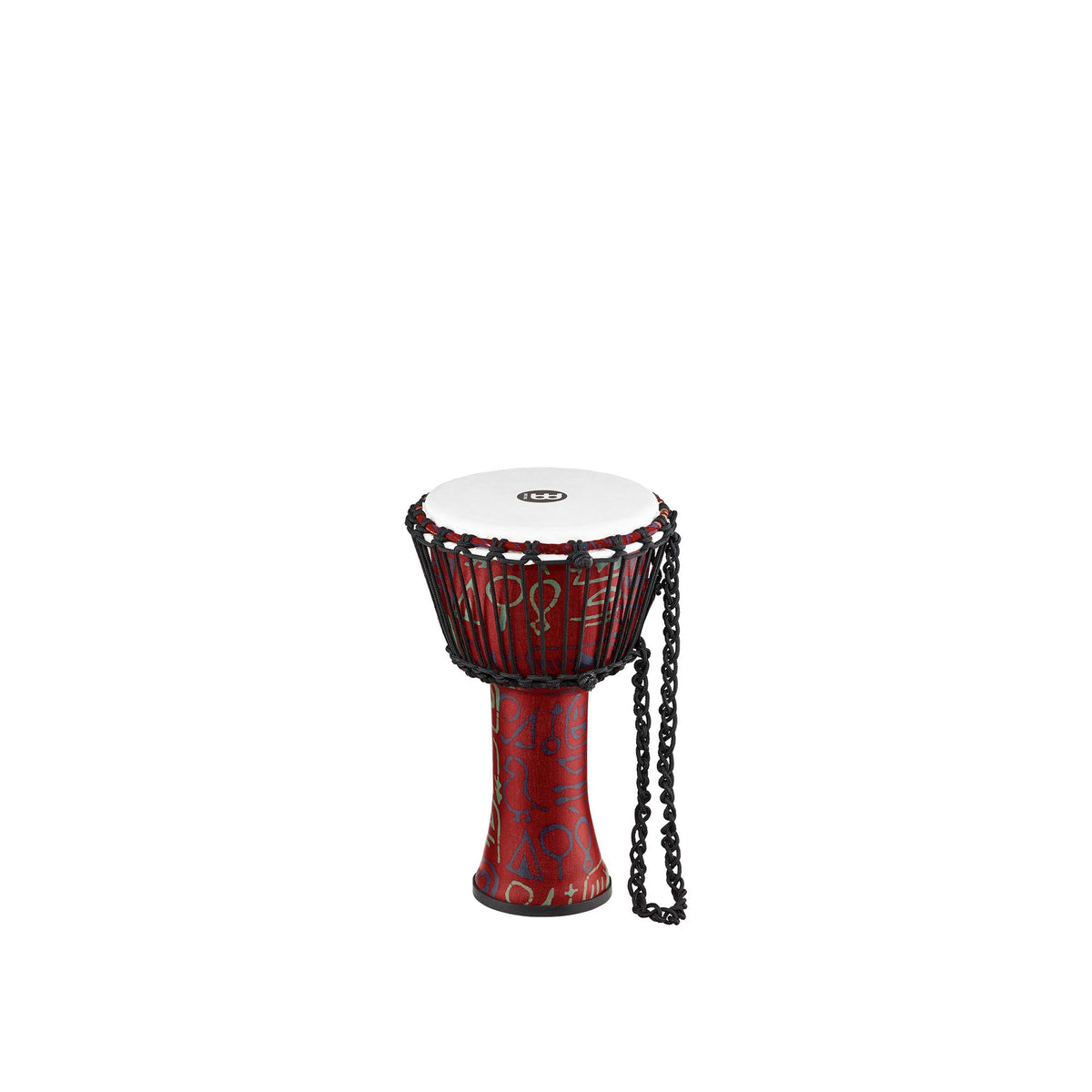 Meinl 8" Travel Djembe - Rope-Tuned - Synthetic - Pharaoh's Script