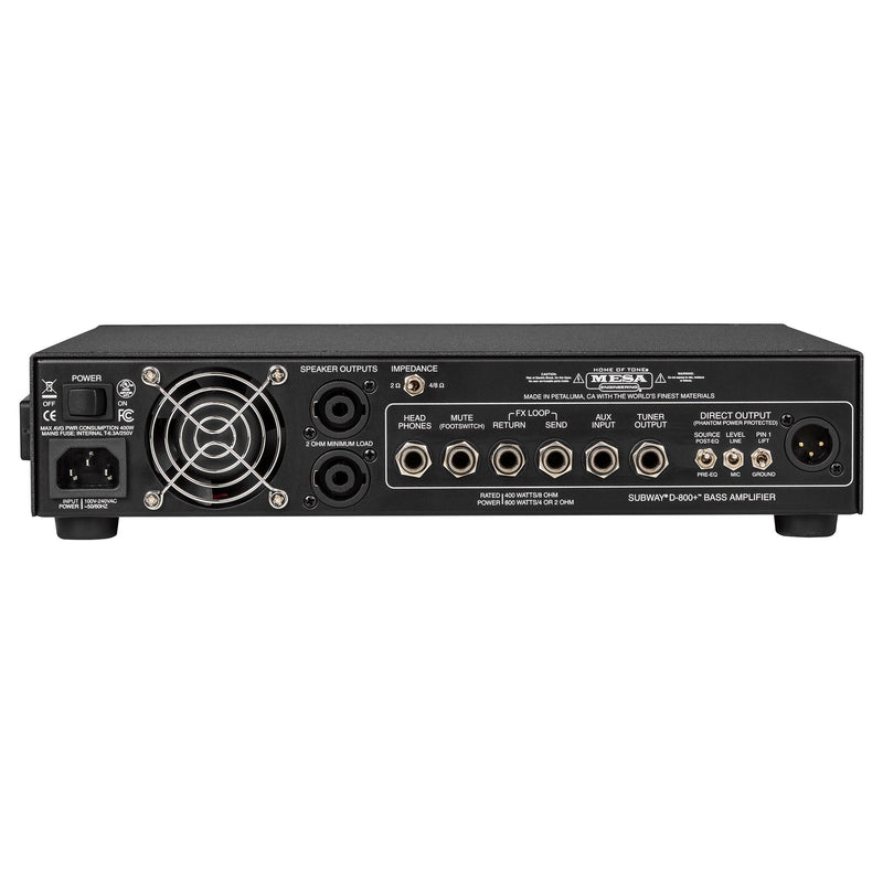 Mesa Boogie Subway D-800+ Bass Head