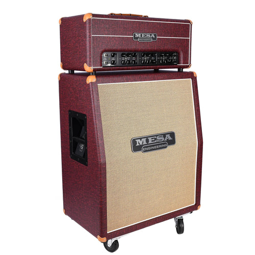 Mesa Boogie Custom TC50 Head And 2x12 Vert Cab - Vintage Bordeaux Bronco