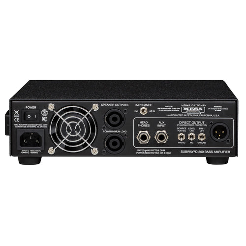 Mesa Boogie Subway D-800 Bass Head